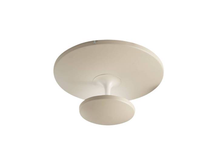 Fabas Luce LED Deckenlampe Conrad, dimmbar, creme / amber, für Wohn- / Esszimmer, Metall, Modern, LED Deckenleuchte