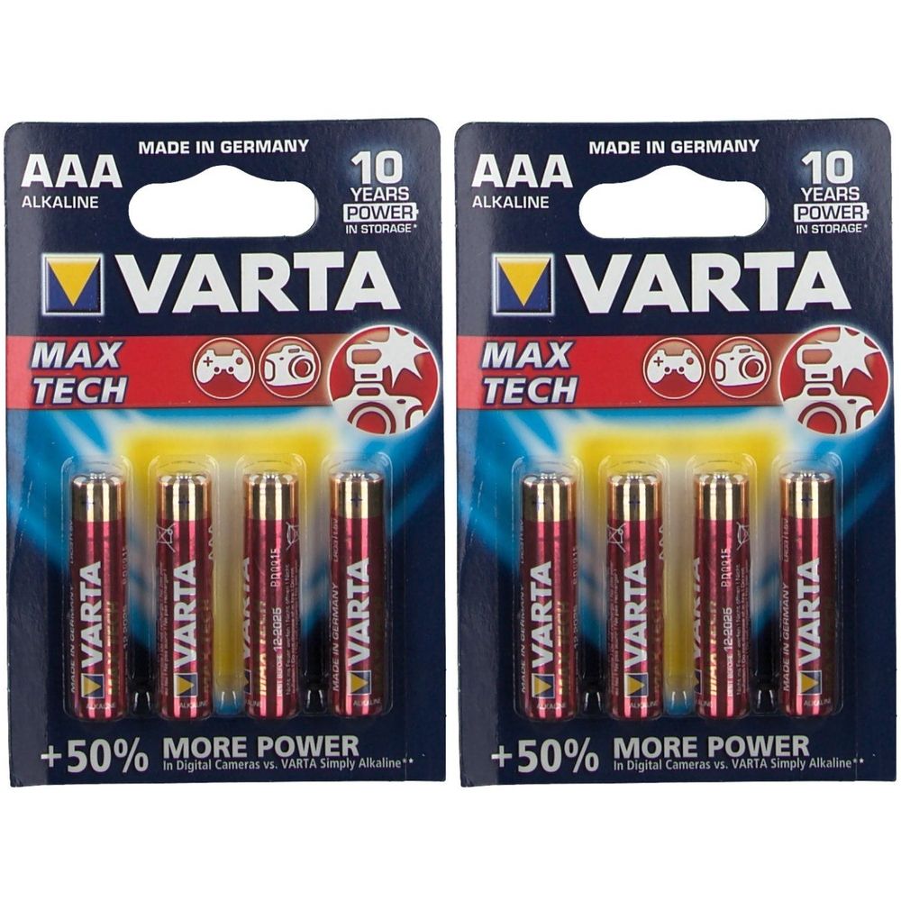Batterien Micro Lr03 AAA 4703 Varta Max 2x 2x4 St