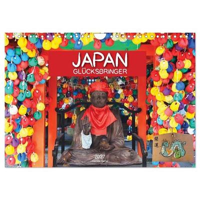 Japan Glücksbringer (Wandkalender 2027 DIN A4 quer), CALVENDO Monatskalender