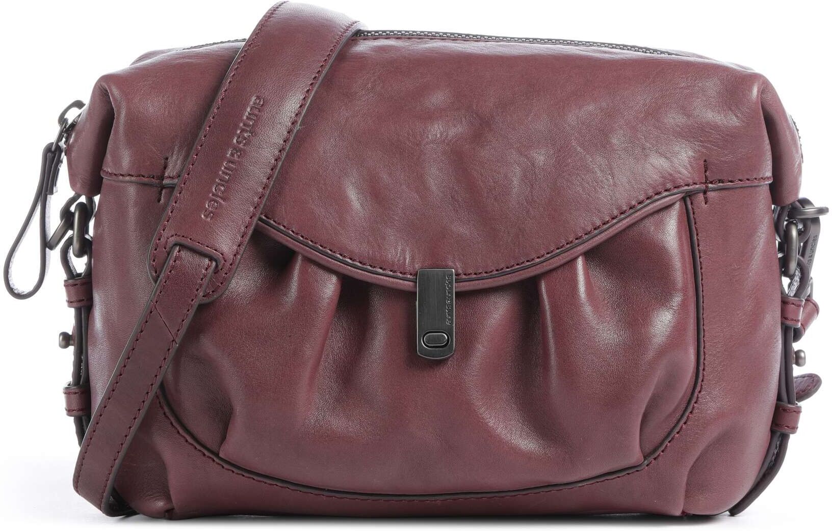 Aunts & Uncles Grandma's Luxury Club Mrs. Cannoli Umhängetasche aus Leder, rot