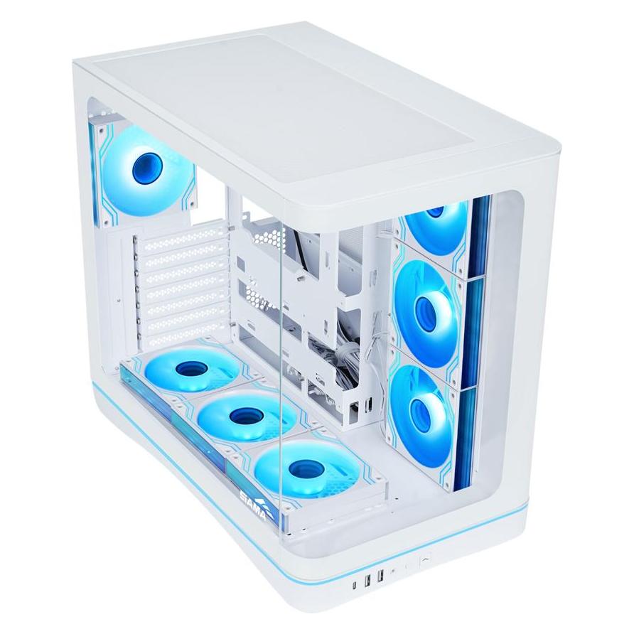 Sama V62, White Mid-tower Case (ATX, ITX, mATX) (V62-WHADA7X1-GL)