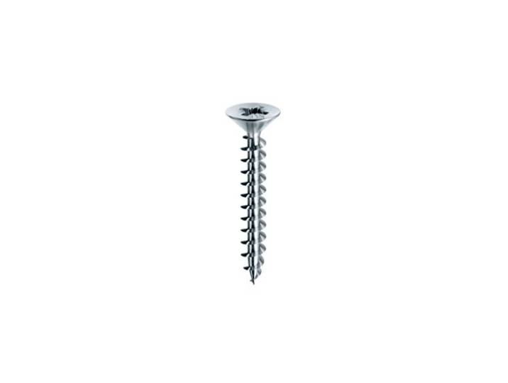 Vis MUSTAD Panelvit Tête cylindrique Pozidriv - Filetage total - Zingué Blanc - Ø4x90mm - Boite de 200 - PVACZP400900B8C