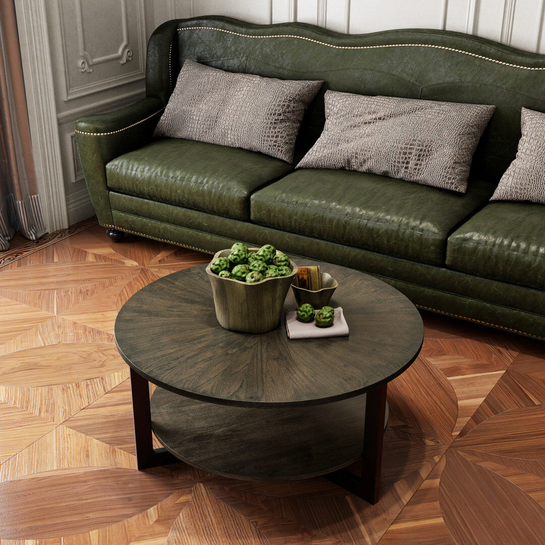 Alpen Home Nystrom Three Leg Coffee Table with Storage Grey