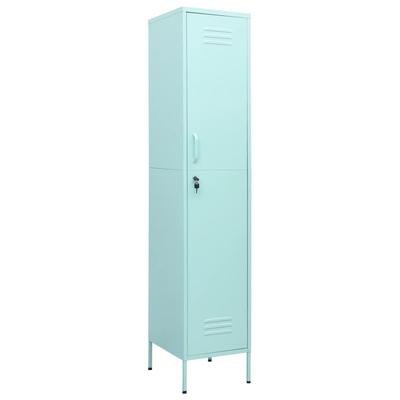 vidaXL Schließfachschrank Minzgrün 35x46x180 cm Stahl