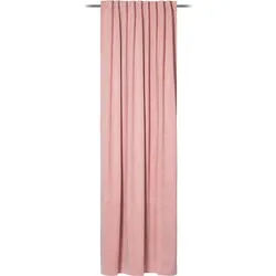 Fertigvorhang LINA altrosa (BH 140x245 cm) - rosa - BH 140x245 cm