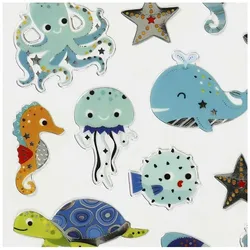 Creativ Company, Sticker, Meerestiere (21 Sticker)