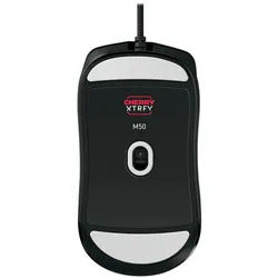 CHERRY xtrfy M50 Black Wired Mouse (Kabelgebunden), Maus, Schwarz