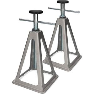 Cartrend Unterstellbock 10305, Tragkraft 0,9t, 280-430 mm, für Wohnwagen, 2 Stück
