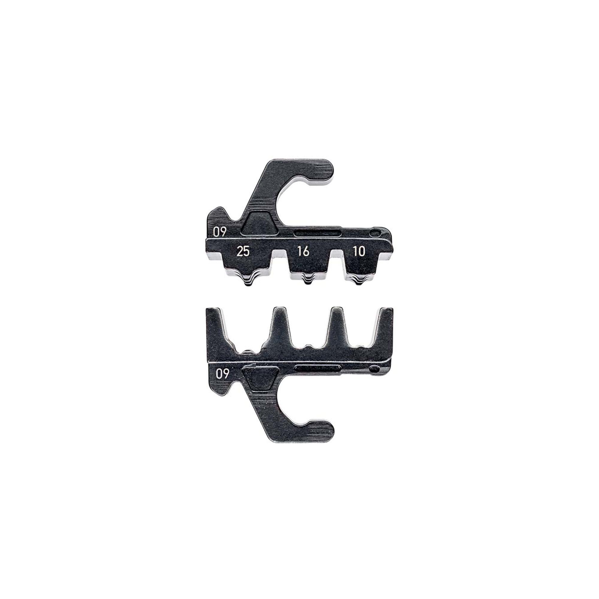 KNIPEX 97 39 09 Crimpeinsatz für isolierte + unisolierte Aderendhülsen 10 / 16 / 25 mm² )