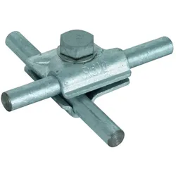 Dehn MV-Klemme St/tZn für Rd 10mm MVK10SKM10X35FSCSTTZ