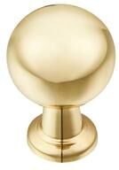 "Utopia Alley Lyon Cabinet Ring Pull Knob -Polished Gold Drawer Pull Knob 0.87"""
