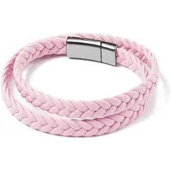 Armband "Schmuck Geschenk Kupfer Polyurethan Armschmuck Armkette", kupferfarben, pink, ANISTON JEWELRY & WATCHES, Armbänder, Damen, 40cm, Kupfer Polyurethan, Kupfer, Polyurethan, Armband, Made in Germany