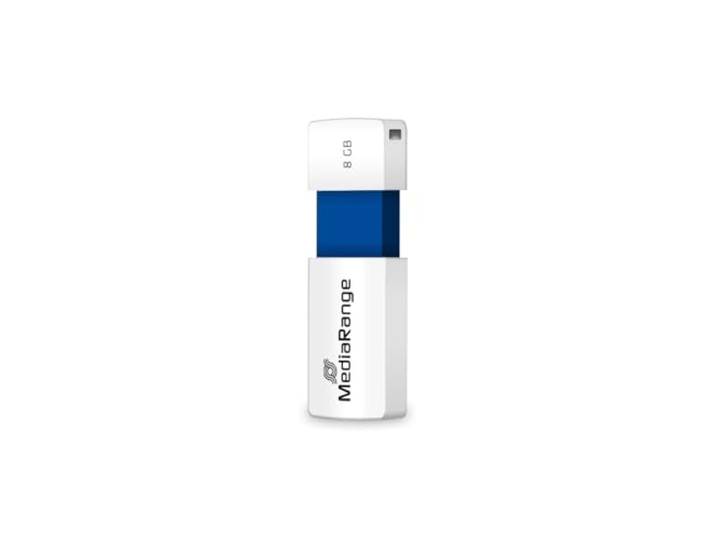 MEDIARANGE MR971 UNIDAD USB-flashstation 8GB USB Tipo A 2.0 Azul, wit