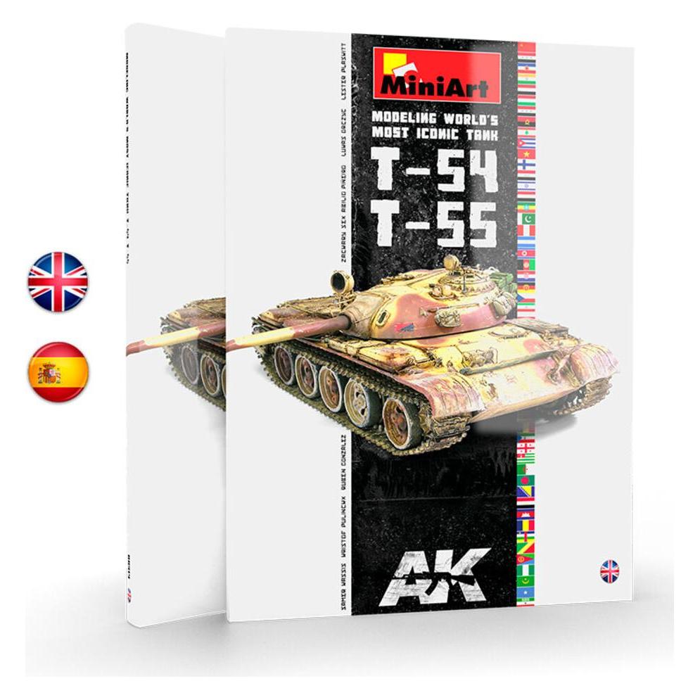 AK Interactive T-54/T-55 Modeling World's Most Iconic Tank - English (AK914)