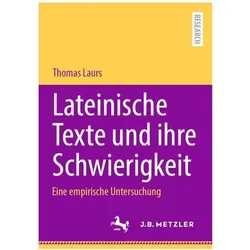 Lateinische Texte und ihre Schwierigkeit, Fachbücher von Thomas Laurs
