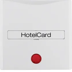 Berker 16408989 Hotelcards m Druck u rot Ls S.1/B.x pw