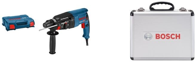 Set Bosch Bohrhammer mit SDS-plus GBH 2-26 + 11-tlg SDS plus-1 Hammerbohrer- und Meißel-Set