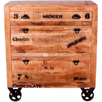 Schuhschrank SIT "Messenien aus Mangoholz mit Rollen & 2 Klappen", beige (natur), B:85cm H:90cm T:40cm, Massivholz, Recyceltes Altholz, Schränke, Schuhschrank, Platz für ca. 12 Paar Schuhe im markanten Factory-Design