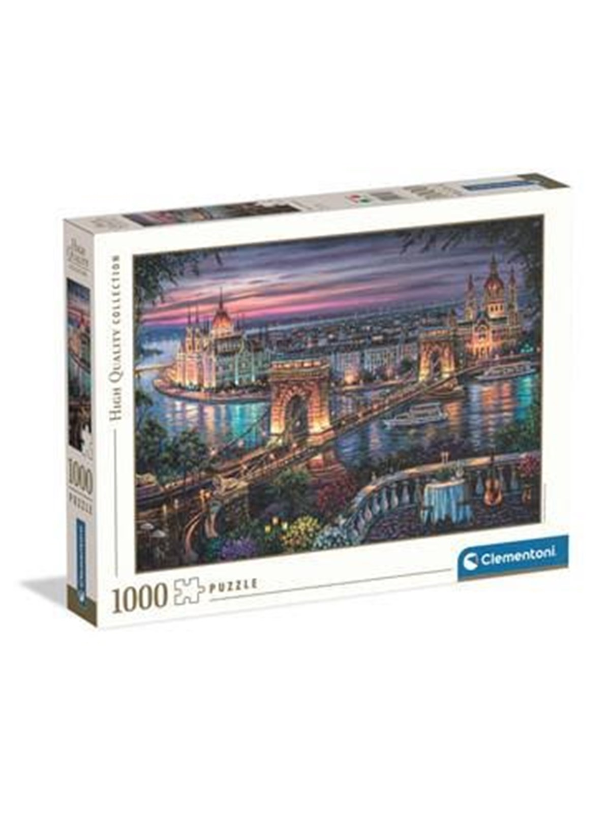 Clementoni Puzzle HQC Lights of the Danube 2026, 1000 brik 2D Puzzles