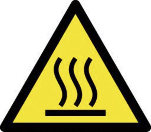 Warnschild Warnung vor heißer Oberfläche 1St.