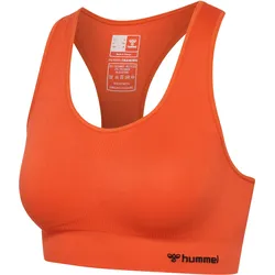 HUMMEL hmlTIF SEAMLESS SPORTS TOP tangerine tango XS