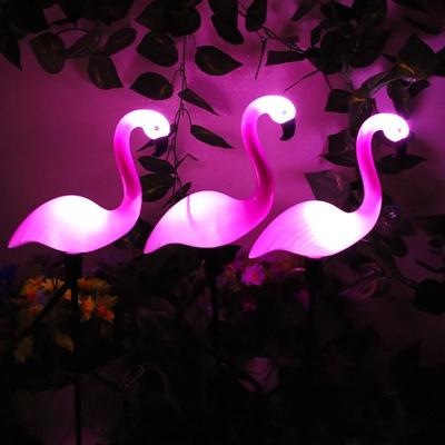 Uplift Picks Solar Flamingo Garden Light Waterproof Outdoor LED Yard Decoration 1 Pc