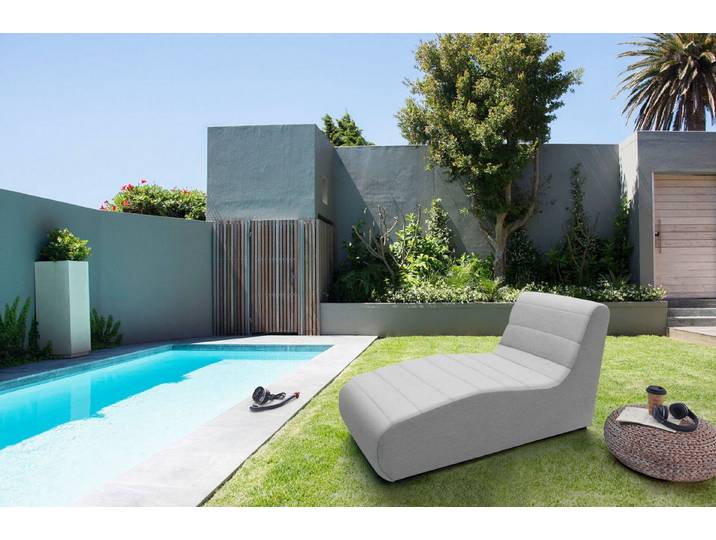 DOMO collection Sofaelement Soleil, pflegeleichter und wetterfester Bezug, Outdoor, besonderes Design und Formgebung, individuell erweiterbar