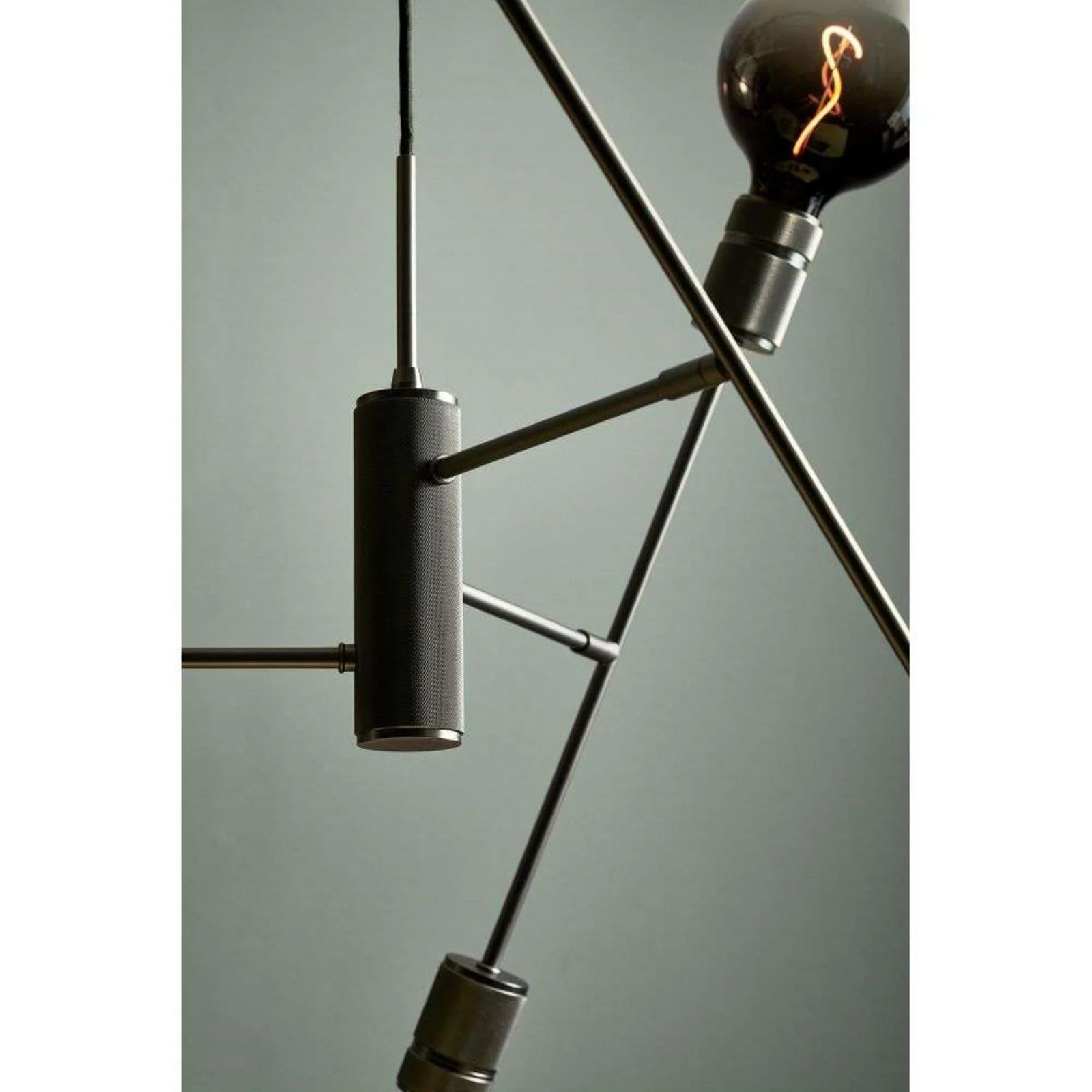 Halo Design Halo 6 Hanglamp Gun Black - Metaal