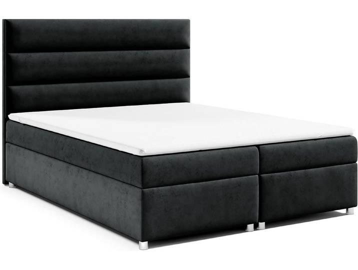 Best for Home Boxspringbett Trinity K1 Lux mit zwei Bettkasten, Bonell-Matratze, Komfort Topper (140x200 160x200 180x200 200x200 cm), mit Lieferung, Aufbau & Entsorgung, TOP- Preis-Leistungs-Verhältnis