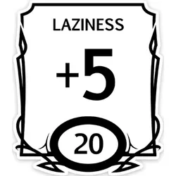 Crit Stones Stat Block Laziness Sticker
