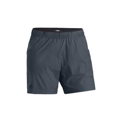 Outdoorhose MAIER SPORTS "Fort Shorts W", Damen, Gr. 36, Normalgrößen, grau, 100% Polyester, Hosen Outdoorhose, kurze Hose Damen, luftige Wanderhose, leichte Outdoorhose, Reg Fit
