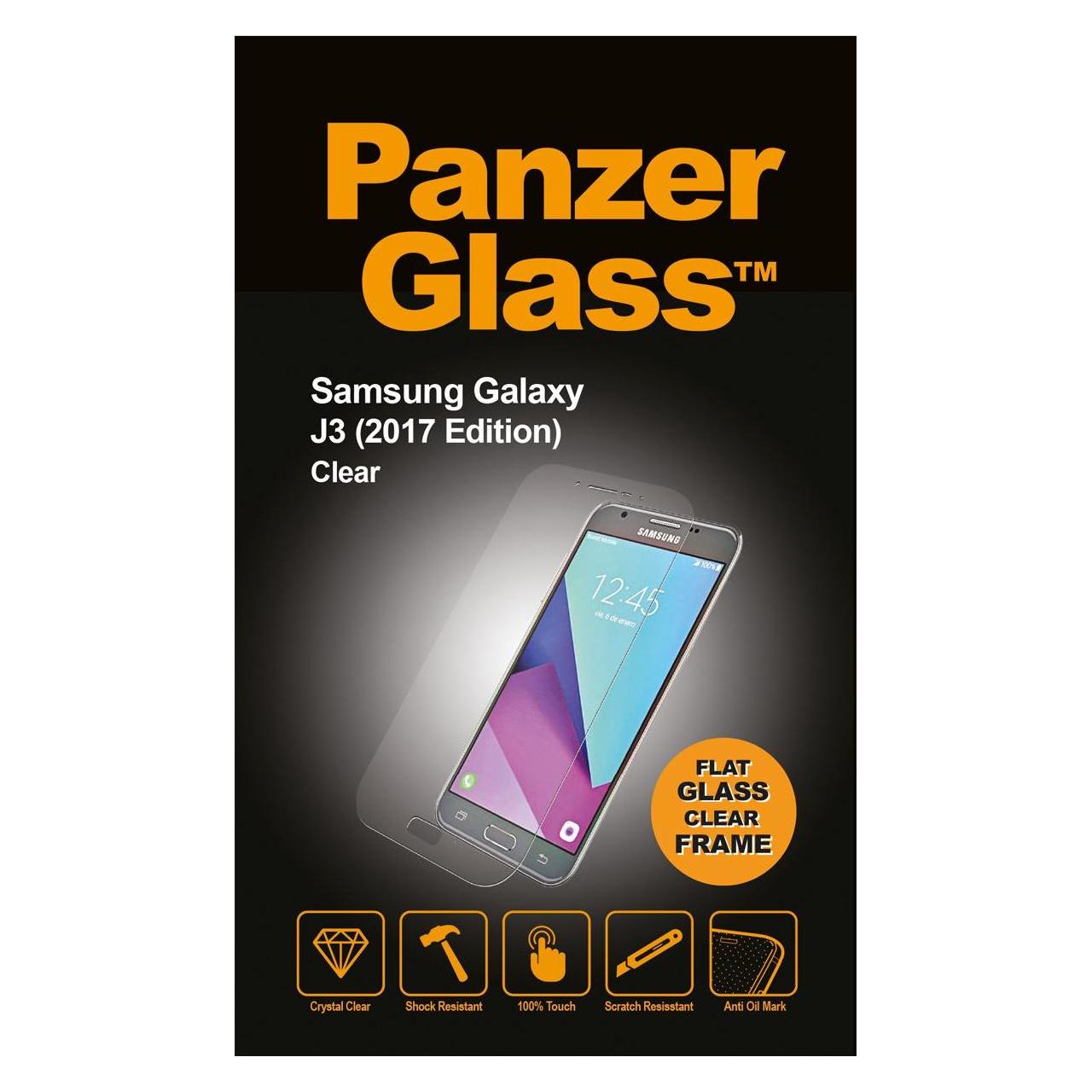 PanzerGlass Flat Clear (1 Stk., Samsung Galaxy J3 2017 (US Version)) (7126)