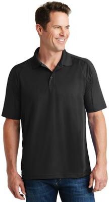 Sport-Tek T474 Dri-Mesh Pro Polo Shirt in Black size Small   Polyester/Spandex Blend