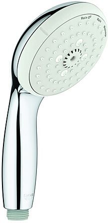 Grohe Tempesta 100 Handbrause 28419002 chrom, 3 Strahlarten, Durchflussbegrenzer 9,5l/min