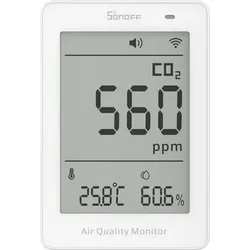 Sonoff AirGuard CO2, Thermometer + Hygrometer, Weiss