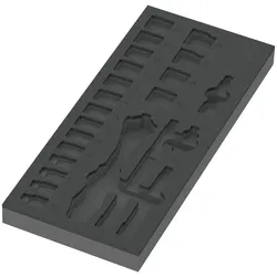 Wera 9821 Schaumstoffeinlage 8000 B Zyklop Knarre 3/8" Set 1, ohne Werkzeug - 05137321001