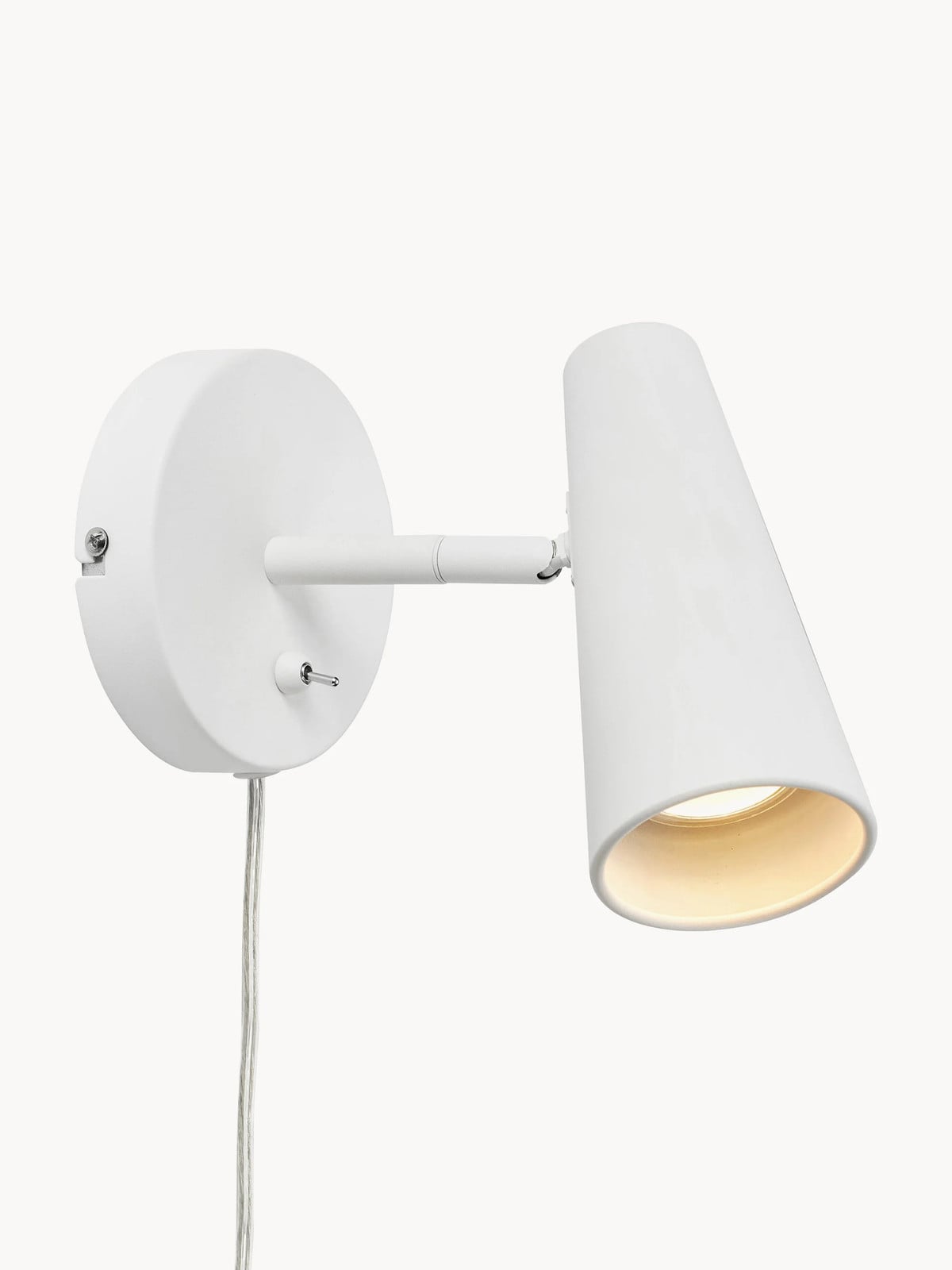 Markslöjd Crest Wandlamp Wit - Modern Metaal - Dimbaar - GU10 - B: 20 cm, D: 17 cm, H: 12 cm
