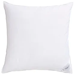 Federkopfkissen OTTO HOME "Trin Kopfkissen 40x80 cm, 80x80 cm", weiß, B:80cm L:80cm, Bezug: 100% Baumwolle. Füllung: 85% Federn, 15% Daunen, Kopfkissen, Kissen, DOWNPASS zertifiziert, NOMITE-Auszeichnung