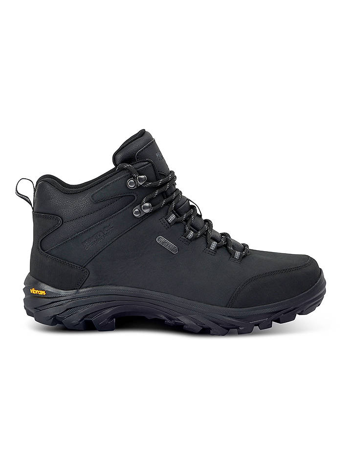 Regatta Leder-Wanderboots "Burrell" in Schwarz - 43