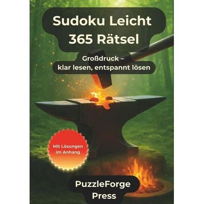 Sudoku Leicht – 365 Rätsel, Taschenbuch von K. D. Thomas, Tolino media, 978-3-695-60718-1