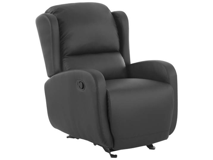 Mid.you Relaxsessel, Schwarz, Metall, 75x107x97 cm, Relaxfunktion, Wohnzimmer, Sessel, Relaxsessel