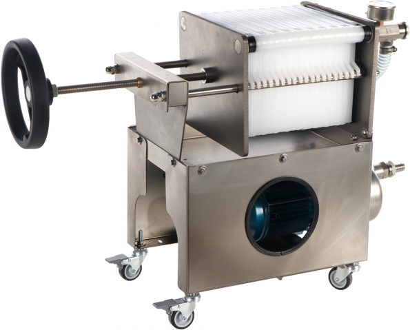 Grifo Professional Inox 20 - Weinfilter mit Wagen - Pumpe aus Edelstahl