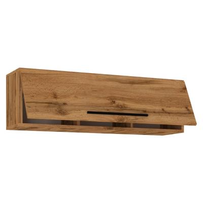 Wandregal VCM "Holz Wandregal Wandschrank Klappschrank Arila L", braun (honig, eiche), B:95cm T:30cm, Regale, Wandregal