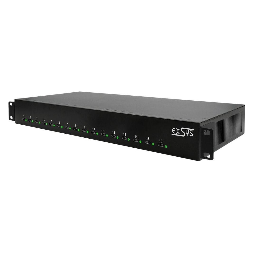 Exsys 16-Port USB-C Ladestation 1008W (16 Ports) (EX-11017)