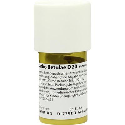 WELEDA AG CARBO BETULAE D 20 Trituration 20 g 01615809