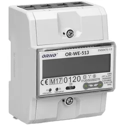 Weitere, Energiemessgerät, Orno 3-Fazowy Licznik Energii Elekt 80a Mid