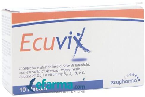 Ecupharma Ecuvix Integratore 10 Flaconcini da 10 ml