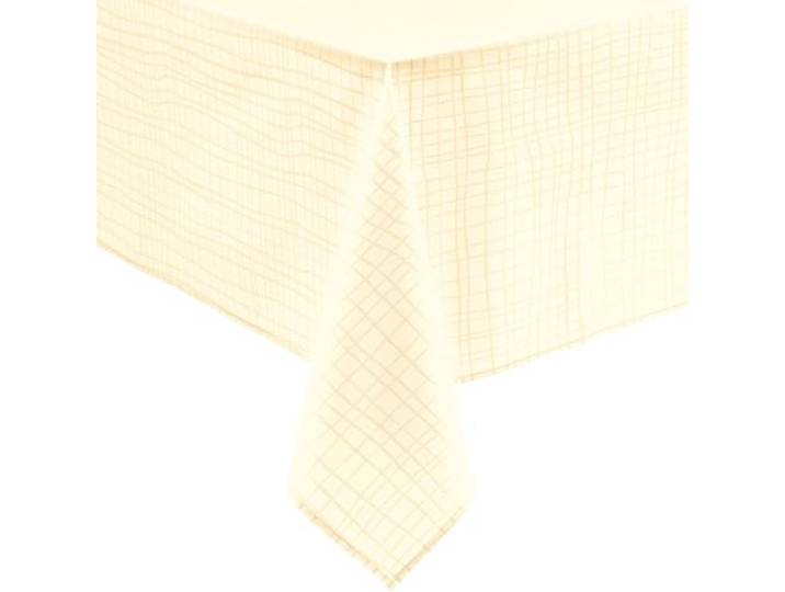 REDBEST abwaschbare Tischdecke Pasadena Natur Größe 140x220 cm, Tischläufer, Karo, pflegeleicht