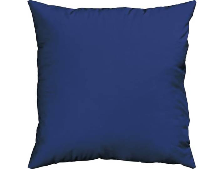 Erwin Müller Kuschelkissenbezug Ansbach Mako-Single-Jersey dunkelblau Größe 40x40 cm