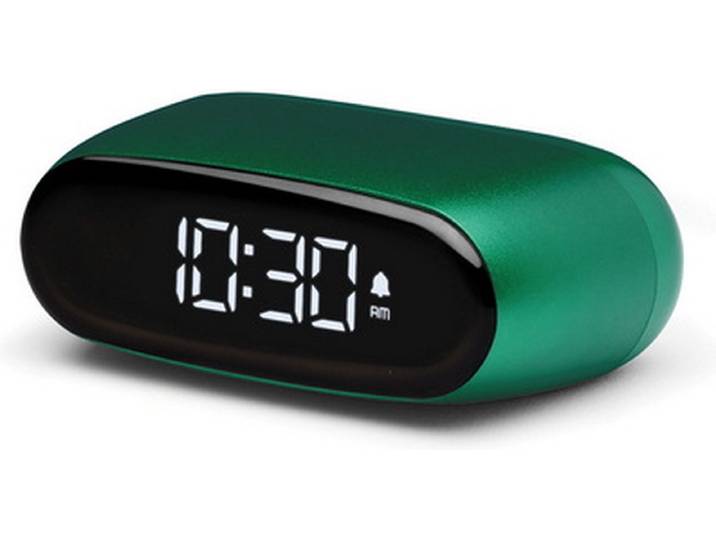 Lexon Design MINUT Pocket Size Alarm Clock - Dark Green